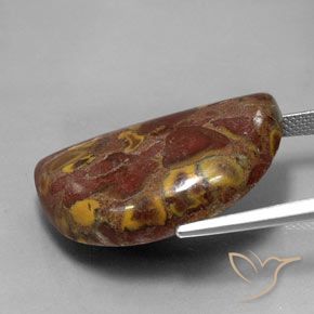 Jasper Gemstone in 28.3 x 17.8 mm Size for Sale, Jasper Stone in Multicolor Color