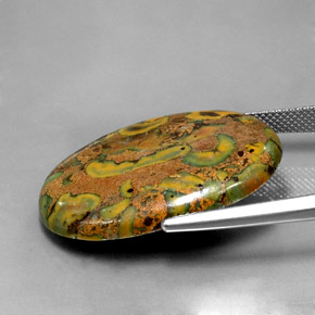 Jasper Gemstone in 30.3 x 21.3 mm Size for Sale, Jasper Stone in Multicolor Color