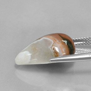 Jasper Gemstone in 18.3 x 12 mm Size for Sale, Jasper Stone in Multicolor Color