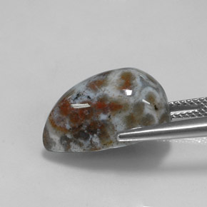 Jasper Gemstone in 16.8 x 10.5 mm Size for Sale, Jasper Stone in Multicolor Color