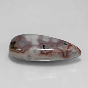 11.23 ct Multicolor Jasper Stone, Natural Jasper in Pear Cabochon Shape for Sale