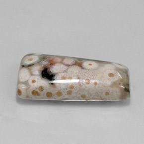 9.46 ct Multicolor Jasper Stone, Natural Jasper in Fancy Cabochon Shape for Sale