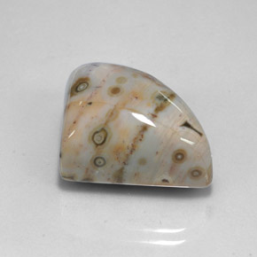 21.44 ct Multicolor Jasper Stone, Natural Jasper in Fancy Cabochon Shape for Sale