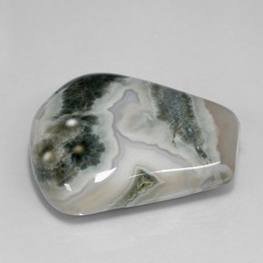 29.53 ct Multicolor Jasper Stone, Natural Jasper in Fancy Cabochon Shape for Sale