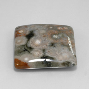 23.39 ct Multicolor Jasper Stone, Natural Jasper in Square Cabochon Shape for Sale