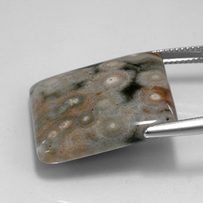 Jasper Gemstone in 21.7 x 21.7 mm Size for Sale, Jasper Stone in Multicolor Color