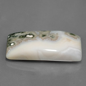 24.14 ct Multicolor Jasper Stone, Natural Jasper in Baguette Cabochon Shape for Sale