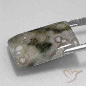 Jasper Gemstone in 23.7 x 17.9 mm Size for Sale, Jasper Stone in Multicolor Color