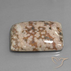 47.73 ct Multicolor Jasper Stone, Natural Jasper in Baguette Cabochon Shape for Sale