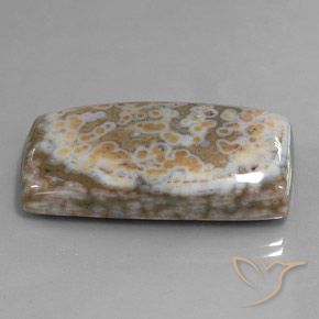 58.74 ct Multicolor Jasper Stone, Natural Jasper in Baguette Cabochon Shape for Sale