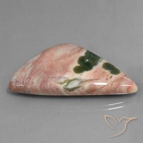43.00 ct Multicolor Jasper Stone, Natural Jasper in Trillion Cabochon Shape for Sale