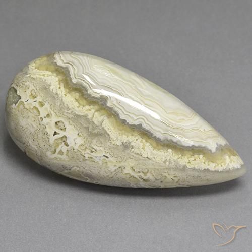 30.27 ct Multicolor Jasper Stone, Natural Jasper in Pear Cabochon Shape for Sale