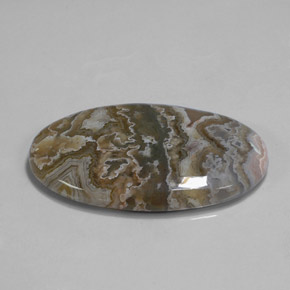 35.78 ct Multicolor Jasper Stone, Natural Jasper in Oval Cabochon Shape for Sale