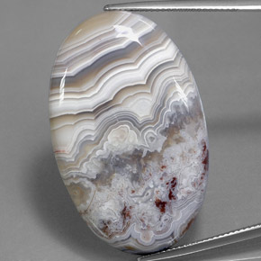 46.63 ct Multicolor Jasper Gemstone, Jasper Gem in Oval Cabochon Shape for Sale.