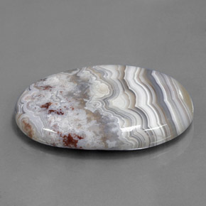 46.63 ct Multicolor Jasper Stone, Natural Jasper in Oval Cabochon Shape for Sale