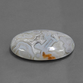 19.31 ct Multicolor Jasper Stone, Natural Jasper in Oval Cabochon Shape for Sale
