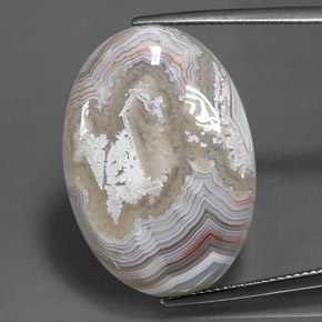 24.90 ct Multicolor Jasper Gemstone, Jasper Gem in Oval Cabochon Shape for Sale.