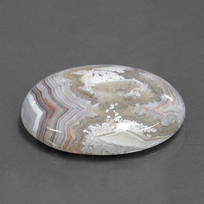 24.90 ct Multicolor Jasper Stone, Natural Jasper in Oval Cabochon Shape for Sale