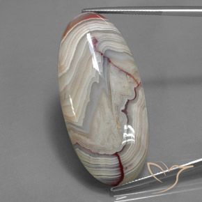 43.89ct Natural Multicolor Jasper, Oval, Opaque