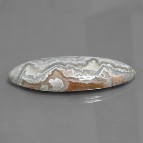 41.50 ct Multicolor Jasper Stone, Natural Jasper in Marquise Cabochon Shape for Sale