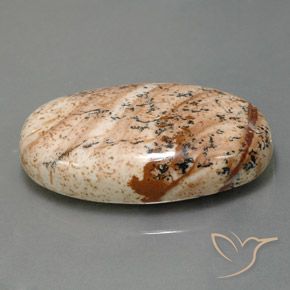 44.82 ct Multicolor Jasper Stone, Natural Jasper in Oval Cabochon Shape for Sale