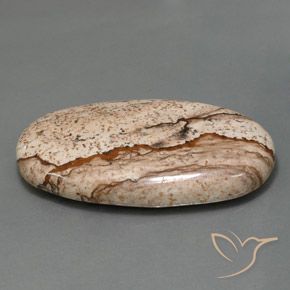 55.96 ct Multicolor Jasper Stone, Natural Jasper in Oval Cabochon Shape for Sale