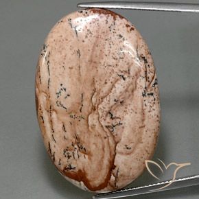 40.50ct Natural Multicolor Jasper, Oval, Opaque