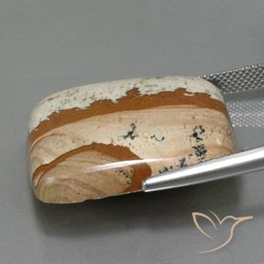 Jasper Gemstone in 26.3 x 24.1 mm Size for Sale, Jasper Stone in Multicolor Color