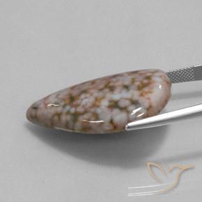 Jasper Gemstone in 34.2 x 19.1 mm Size for Sale, Jasper Stone in Multicolor Color