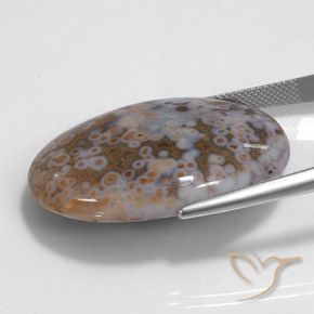 Jasper Gemstone in 34.3 x 24.2 mm Size for Sale, Jasper Stone in Multicolor Color