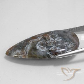 Jasper Gemstone in 44.3 x 24 mm Size for Sale, Jasper Stone in Multicolor Color