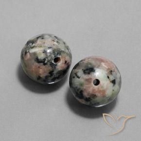 22.63 ctw Multicolor Jasper Stones, Natural Jasper in Drilled Sphere Shape for Sale