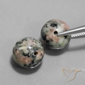 Jasper Gemstones in 12 mm (calibrated) Size for Sale, Jasper Stones in Multicolor Color