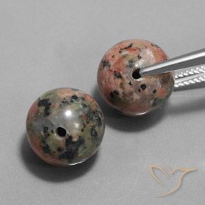 Jasper Gemstones in 12 mm (calibrated) Size for Sale, Jasper Stones in Multicolor Color