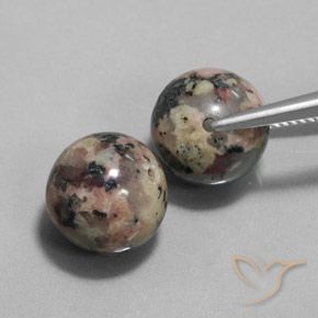 Jasper Gemstones in 12 mm (calibrated) Size for Sale, Jasper Stones in Multicolor Color