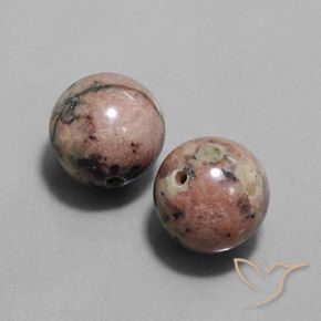 20.89 ctw Multicolor Jasper Stones, Natural Jasper in Drilled Sphere Shape for Sale