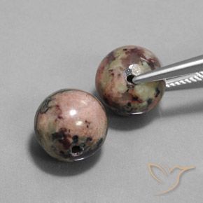 Jasper Gemstones in 12 mm (calibrated) Size for Sale, Jasper Stones in Multicolor Color