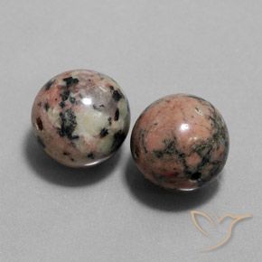23.84 ctw Multicolor Jasper Stones, Natural Jasper in Drilled Sphere Shape for Sale