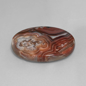 22.62 ct Multicolor Jasper Stone, Natural Jasper in Oval Cabochon Shape for Sale