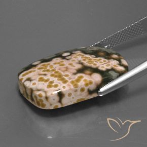 Jasper Gemstone in 23.9 x 15.9 mm Size for Sale, Jasper Stone in Multicolor Color