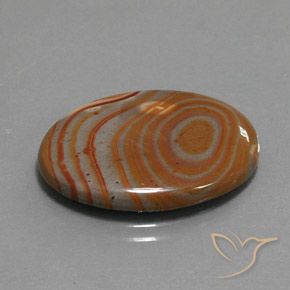 12.49 ct Multicolor Jasper Stone, Natural Jasper in Oval Cabochon Shape for Sale