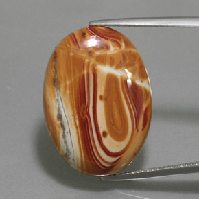 18.3ct Oval Cabochon Multicolor Jasper Gem for sale 18.3ct Oval Cabochon Multicolor Jasper Gem (ID: 363299)
