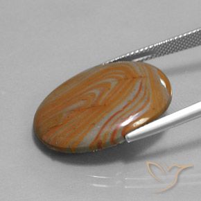 Jasper Gemstone in 25 x 18 mm (calibrated) Size for Sale, Jasper Stone in Multicolor Color