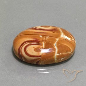 20.00 ct Multicolor Jasper Stone, Natural Jasper in Oval Cabochon Shape for Sale