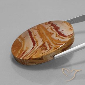 Jasper Gemstone in 33.5 x 24.1 mm Size for Sale, Jasper Stone in Multicolor Color