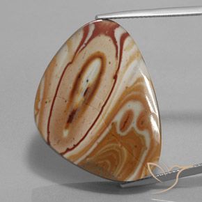35.99ct Natural Multicolor Jasper, Fancy, Opaque