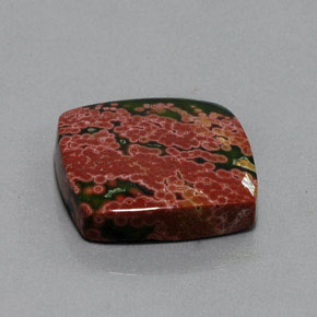 31.23 ct Multicolor Jasper Stone, Natural Jasper in Cushion Cabochon Shape for Sale