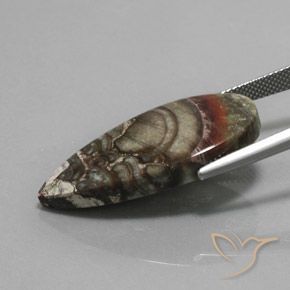Jasper Gemstone in 32.2 x 14.3 mm Size for Sale, Jasper Stone in Multicolor Color