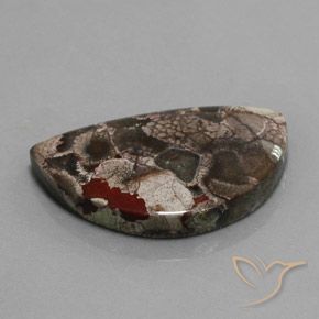 20.05 ct Multicolor Jasper Stone, Natural Jasper in Fancy Cabochon Shape for Sale