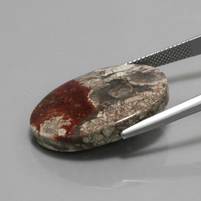 Jasper Gemstone in 26.4 x 18.6 mm Size for Sale, Jasper Stone in Multicolor Color